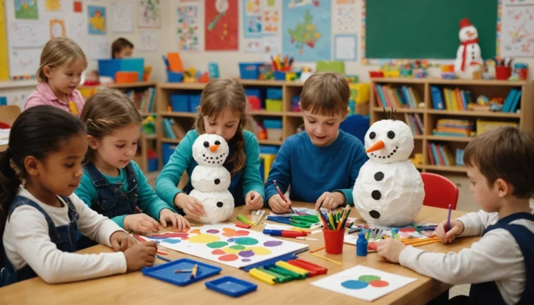 bonhomme de neige en maternelle