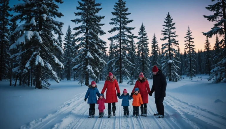 noel en laponie en famille