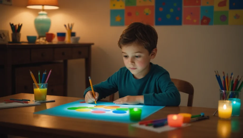 table lumineuse enfant